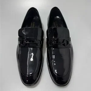 Gucci | Shoes | Gucci Ed Leather Moccasins Black Mens Size 4  display picture 2
